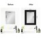 Amanti Art Mirror Makeover Bathroom Mirror Frame Border Kit - Fully Assembled Peel and Stick Frame - Mirror NOT Included - Parlor Trim